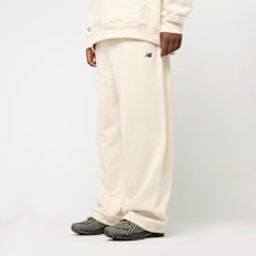 New Balance Sport Essentials Wide Leg Fleece Pant beige