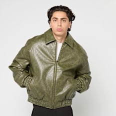 Prohibited Bloom Bomber Jacket verde
