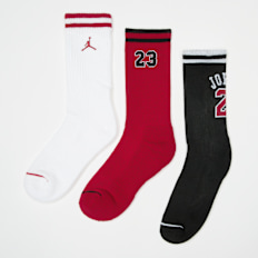 Jordan 3 PACK - JORDAN VARSITY JERSEY  CREW black multicolore
