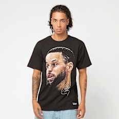 Mitchell & Ness NBPA Real Big Face Tee Stephan Curry schwarz