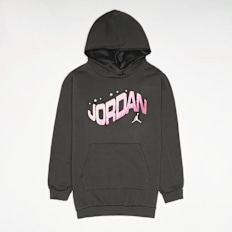 Jordan JDG Jumpman Club Oversize Satin Pullover szary