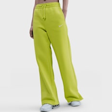 Nike Sportswear Phoenix Fleece High-Waisted Wide-Leg Pants zielony