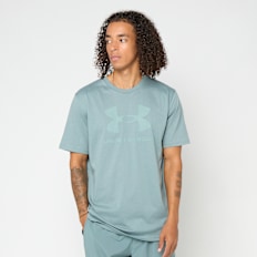 Under Armour Sportstyle Logo Update Short Sleeve turquesa