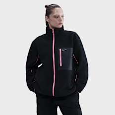 Nike   Sportswear Full-Zip High-Pile Fleece Jacket noir