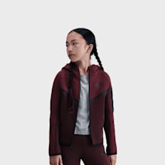 Nike Sportswear Tech Fleece Full-Zip Hoodie czerwony