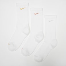 Nike 3 PACK - Everyday Plus Cushioned weiß