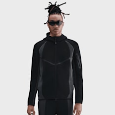 Nike Tech Color-Block Full-Zip Fleece Windrunner Jacket nero