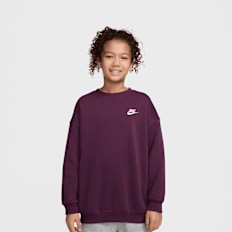 Nike Sportswear Club Fleece Oversized Sweatshirt crvena