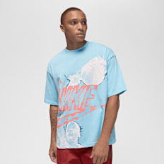 Jordan Reissue Oversized Short Sleeve Crew niebieski