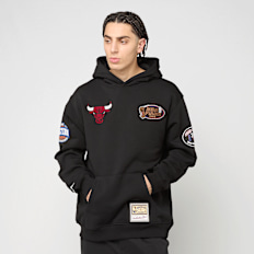 Mitchell & Ness NBA Black Out Collection Hoodie Chicago Bulls preto