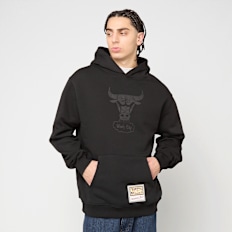 Mitchell & Ness Tonal Logo Hoodie Chicago Bulls preto