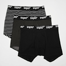 SNIPES 3 PACK - Black Tape Briefs Boxershorts crna