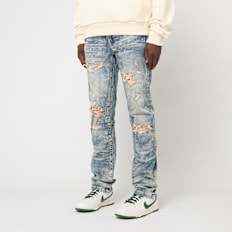 Smoke Rise Heavy Laser Effect Jeans blauw