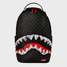 SPRAYGROUND Scribble Shark Backpack grau