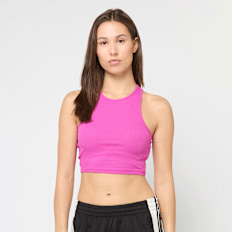 Urban Classics Ladies Cropped Rib Top viola
