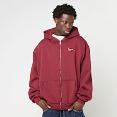 Karl Kani Small Signature Essential Oversized Zip Hoodie crvena