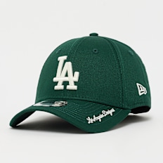 New Era 9Forty Visor Script MLB Los Angeles Dodgers zielony