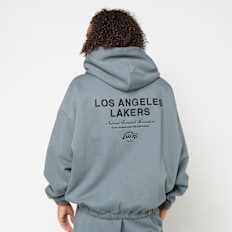 New Era NBA Linear Oversized Zt Hoodie Los Angeles Lakers grigio
