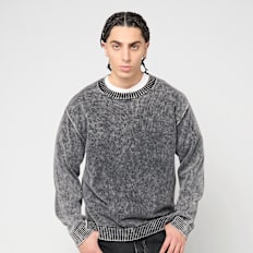 Decibel Washed Knit Sweater grau