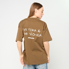 Another Cotton Lab Yoga & Tequila T-Shirt zelena