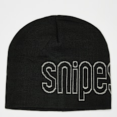 SNIPES Outline Seasonal Logo Skully Beanie zwart