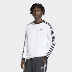 adidas Originals 3-Stripes Longsleeve Tee biały