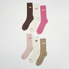 New Balance 6 PACK - Everyday Seasonal Crew Socks višebojno