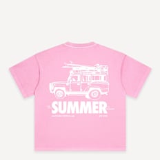 Another Cotton Lab Summer Oversized T-Shirt rosa