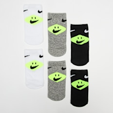 Nike 6 PACK - Infant Smiley Ankle Socks multicolore