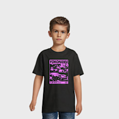 Mister Tee - Kids Kids Yokohama Race Tee noir
