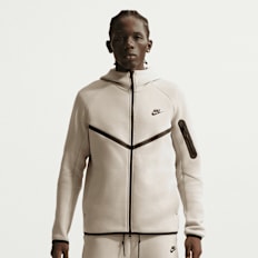 Nike Tech Fleece Full Zip Windrunner Hoodie beige