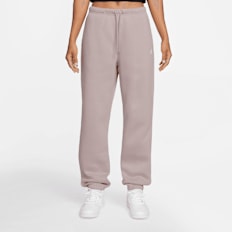 Jordan W J BRKLN FLC PANT 24 orchid/black różowy