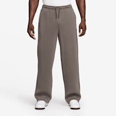 Jordan Brooklyn Oversized Open-Hem Pant marrón