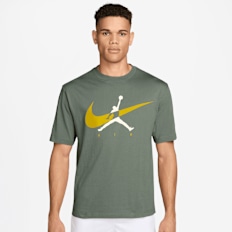 Jordan Brooklyn Jumpman Graphic Shortsleeve Crew zielony