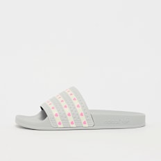 adidas Originals ADILETTE W grey one/cream white/bliss pink rosa
