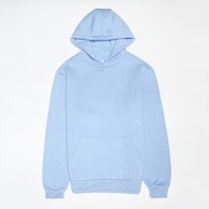 Urban Classics Kids Fluffy Hoody blau