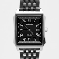 CASIO Casio MTP-B190D-1BVEF silver, black prateado