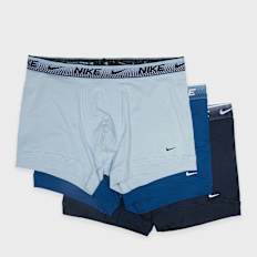 Nike 3 PACK - Essential Cotton Stretch Trunk Bleu