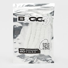 BAGGY Fat Fuzzy Laces 100cm wit