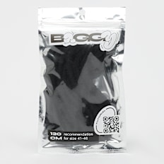 BAGGY Round Fuzzy Laces 120cm czarny
