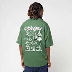 New Era MLB Baseball Graphic Os Tee Los Angeles Dodgers Cig zielony