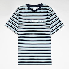Karl Kani Heritage 89 Stripe T-Shirt niebieski