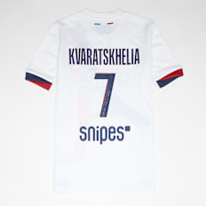 Nike Kvaratskhelia / No. 7 / Paris Saint-Germain Nike Kids Away Stadium 2024/25 weiß