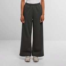 Urban Classics Ladies Fluffy Wideleg Trackpants grigio