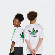 adidas Originals Graphic Tee Minecraft bianco