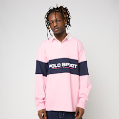 Polo Ralph Lauren Knit-Rugby-Pullover rosa