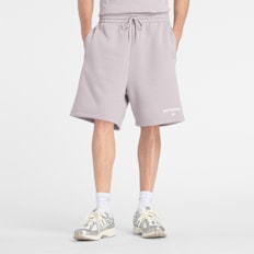 New Balance Trackside Fleece Short 7 Inch fioletowy