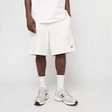 New Balance Regular Fit-Shorts aus Fleece beige
