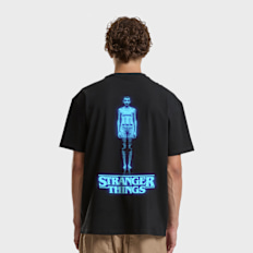 Mister Tee Stranger Things Eleven Bitmap Loose Tee negro