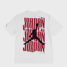 Jordan Distressed Short Sleeve Tee weiß